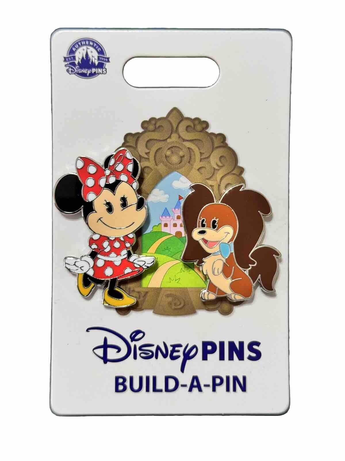 2024 Disney Parks Build A Pin 2 Pin Set Minnie Mouse With Fifi New
