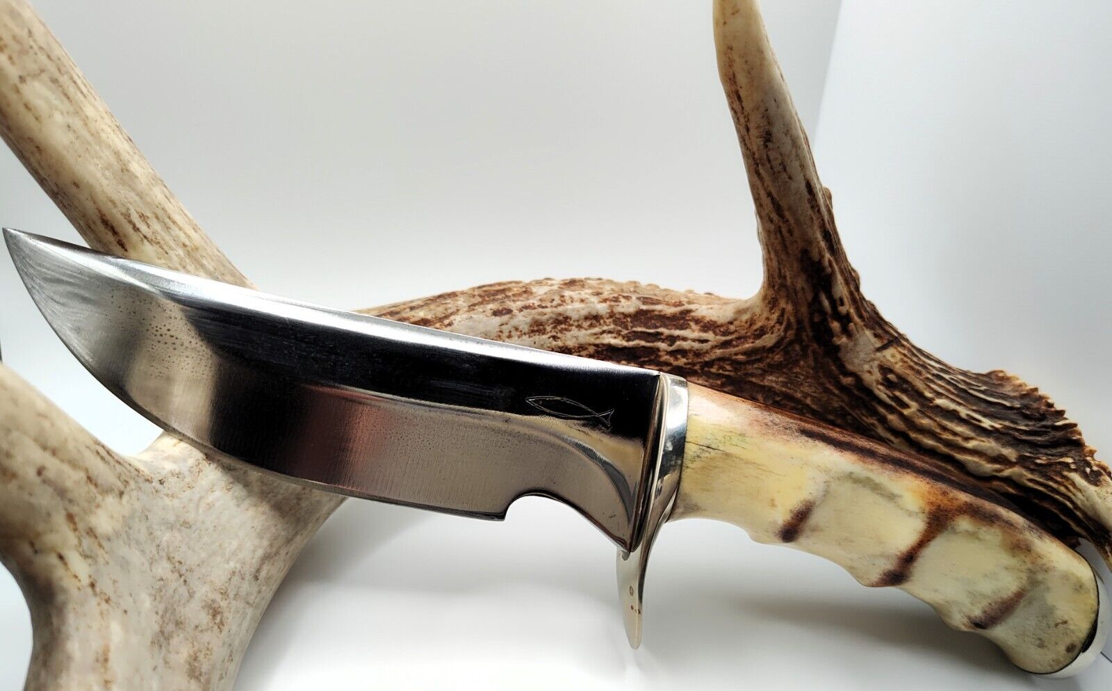 CLYDE FISCHER Hunter / Skinner Knife with Original Sheath