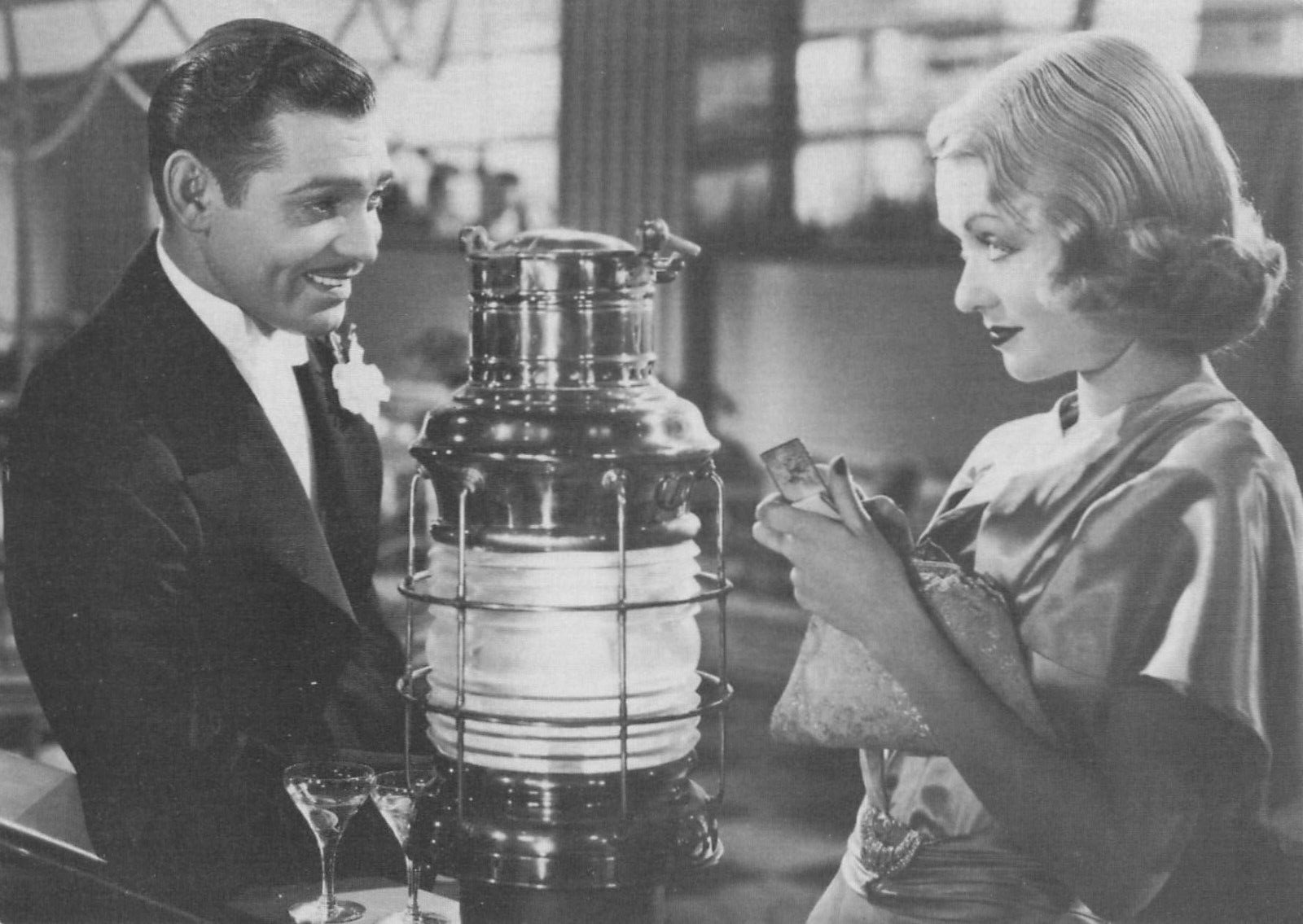 Clark Gable Constance Bennett Celebrity Actor Entertainer Postcard