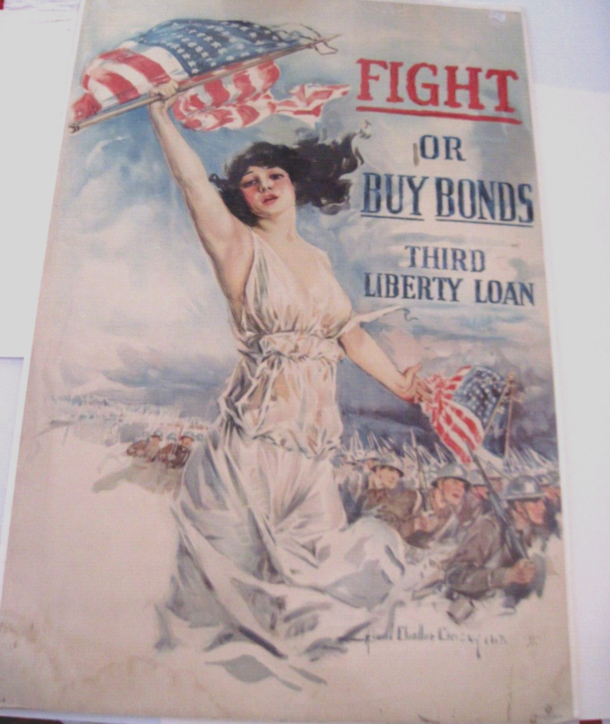Gorgeous 1917 WWI Poster \
