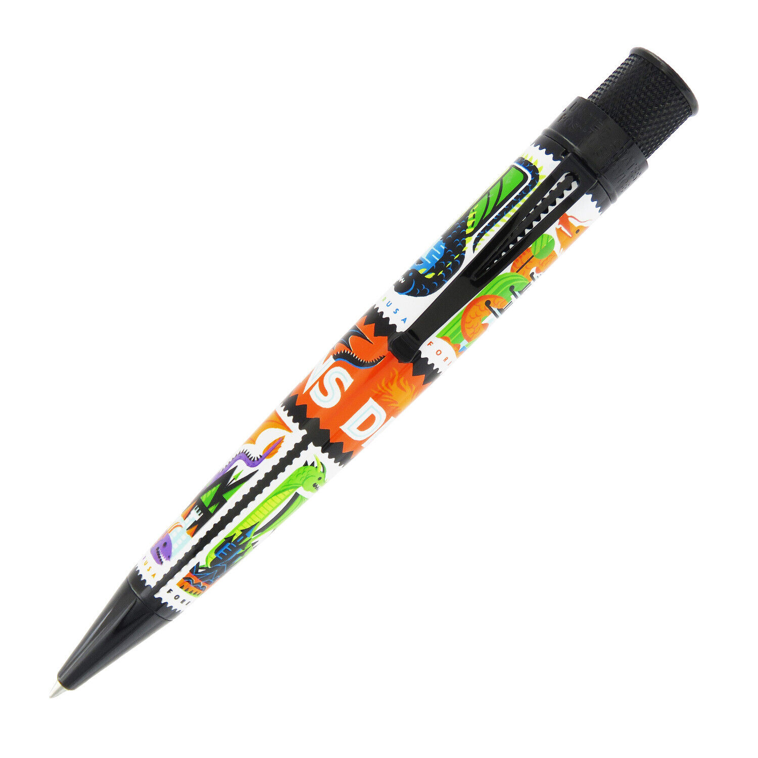 Retro 51 Dragons USPS Stamp Big Shot Rollerball Pen New, Sealed, #\'d