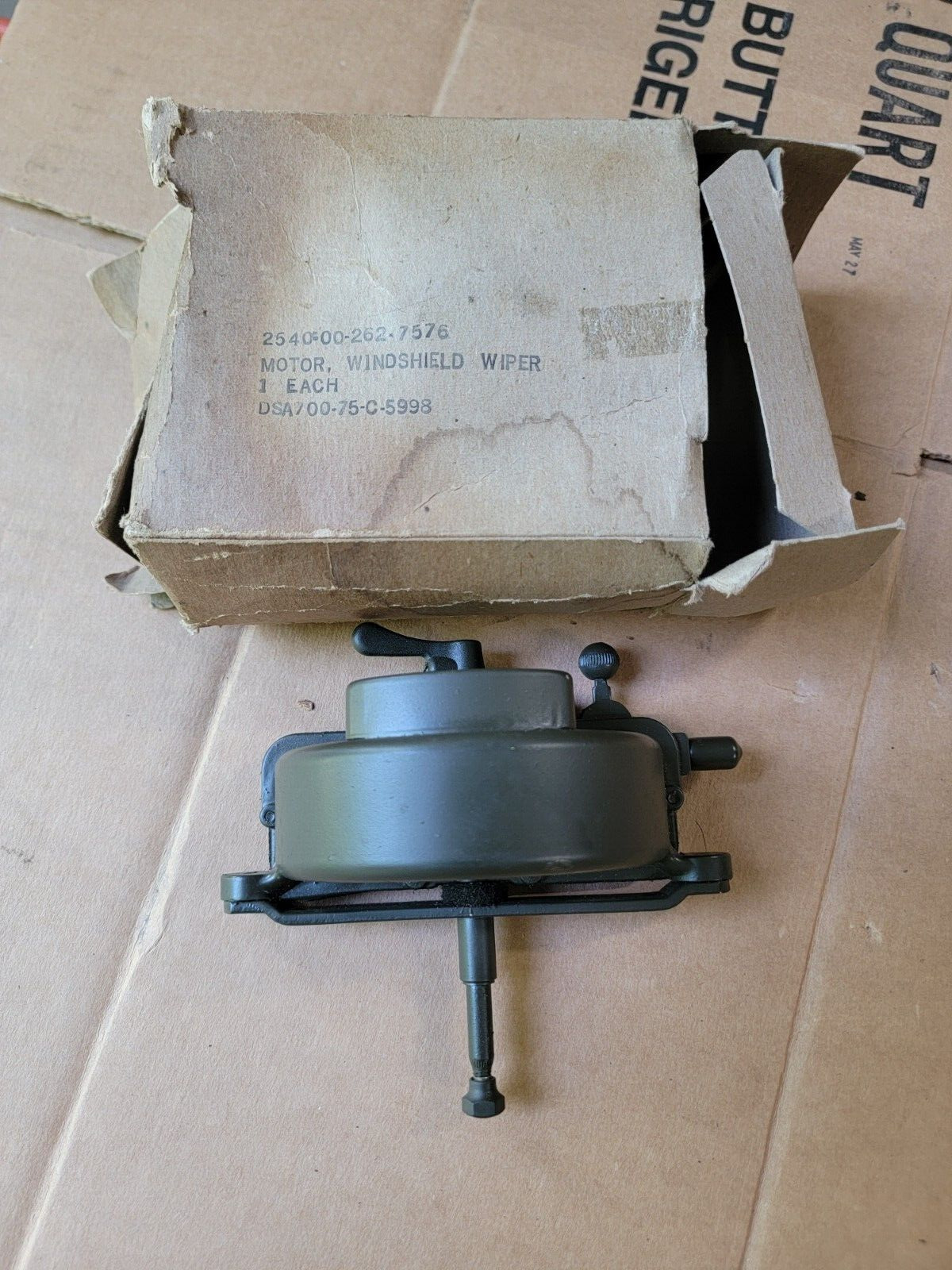 NOS Trico S583 Vacuum Wiper Motor WW2 Willys MB Ford GPW 2540-262-7576 Jeep G503
