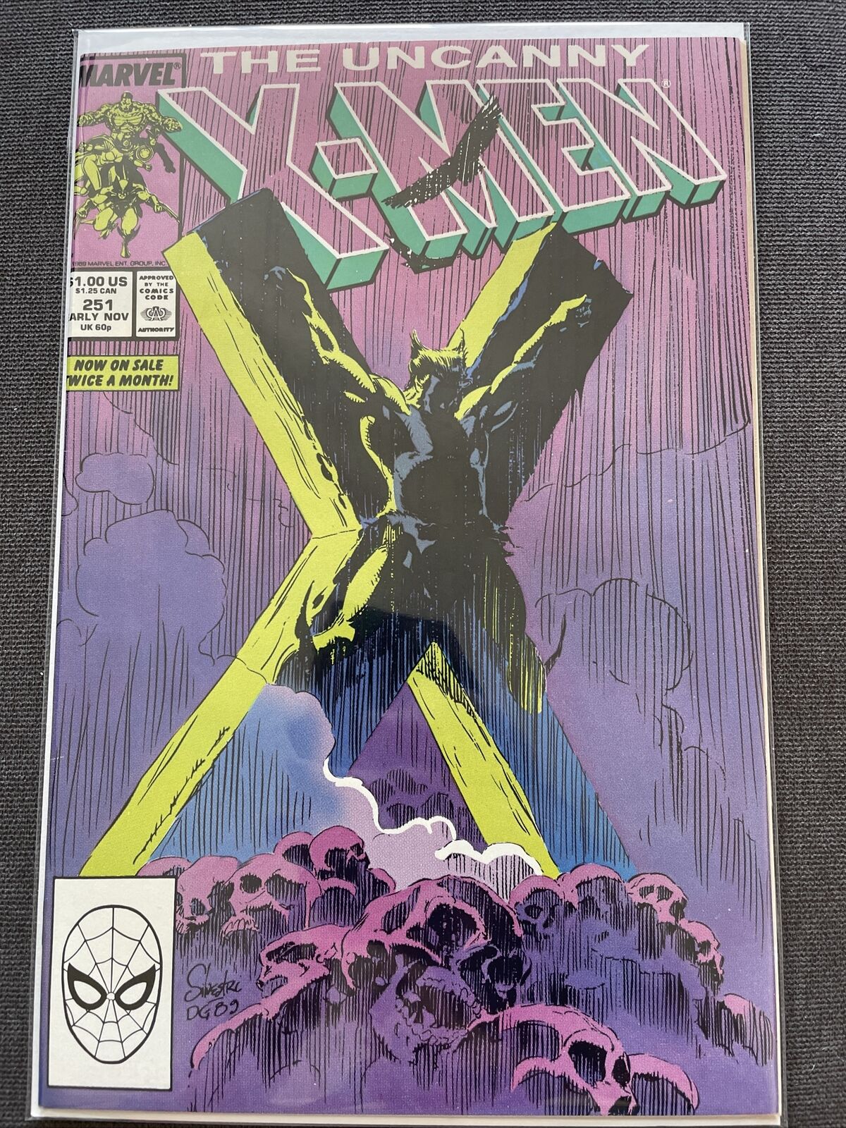 Marvel - THE UNCANNY X-MEN #251 (Great Condition) bagged and boarded