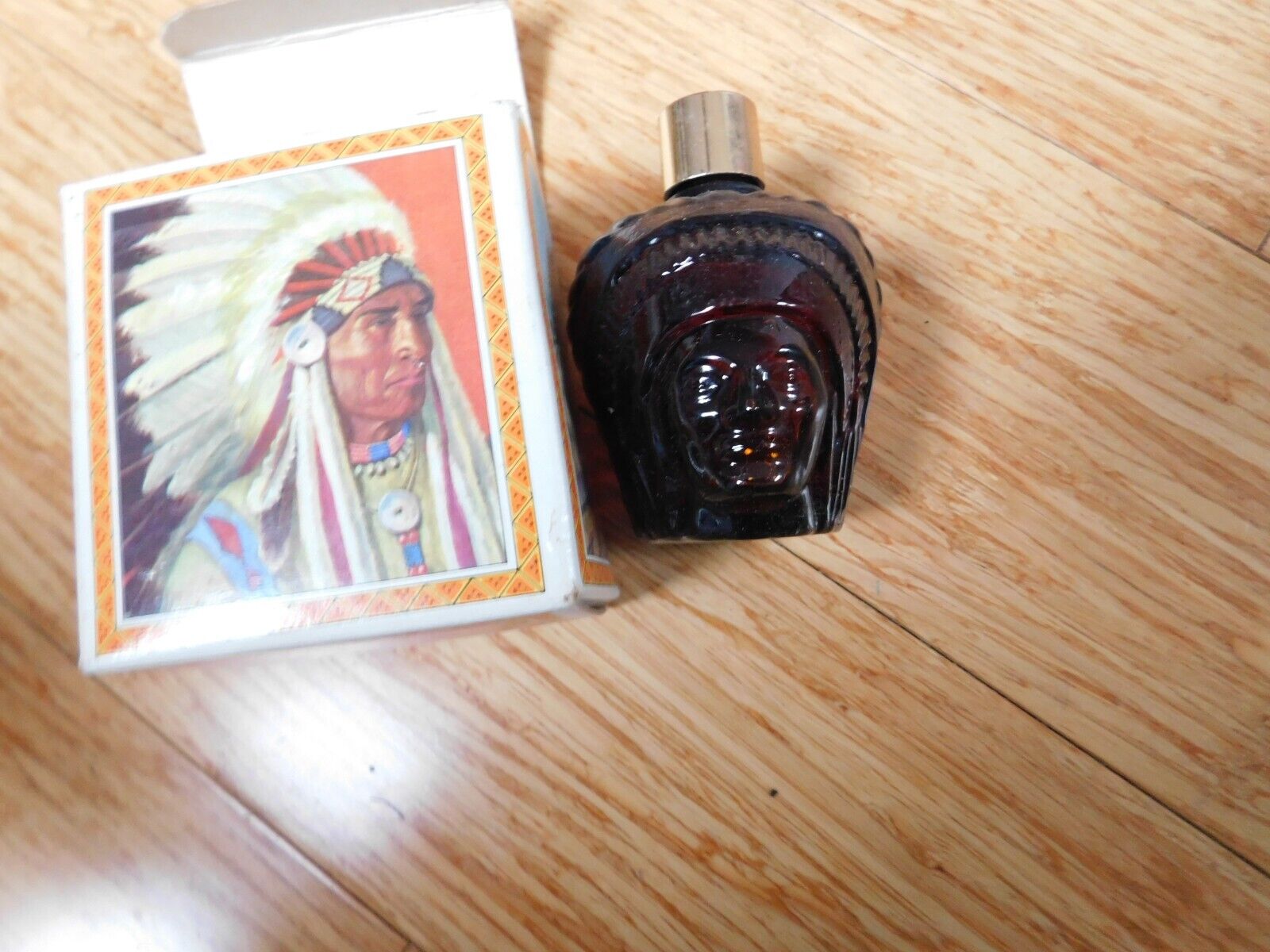 Vintage Avon INDIAN CHIEFTAIN aftershave w/ Original Box