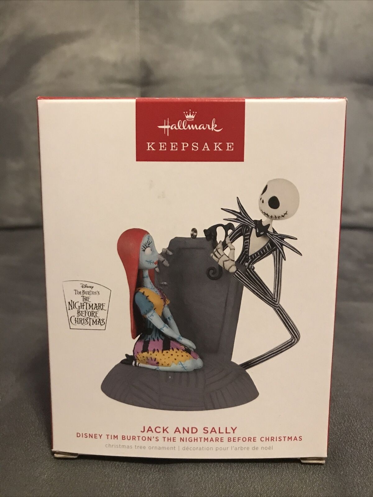 Hallmark Keepsake 2022 Jack and Sally Ornament  Nightmare Before Christmas