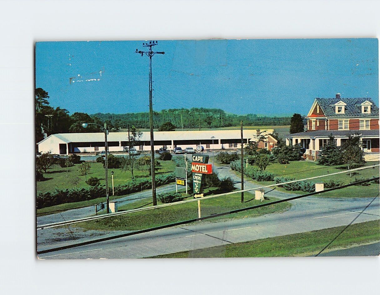 Postcard Cape Motel Cape Charles Virginia USA