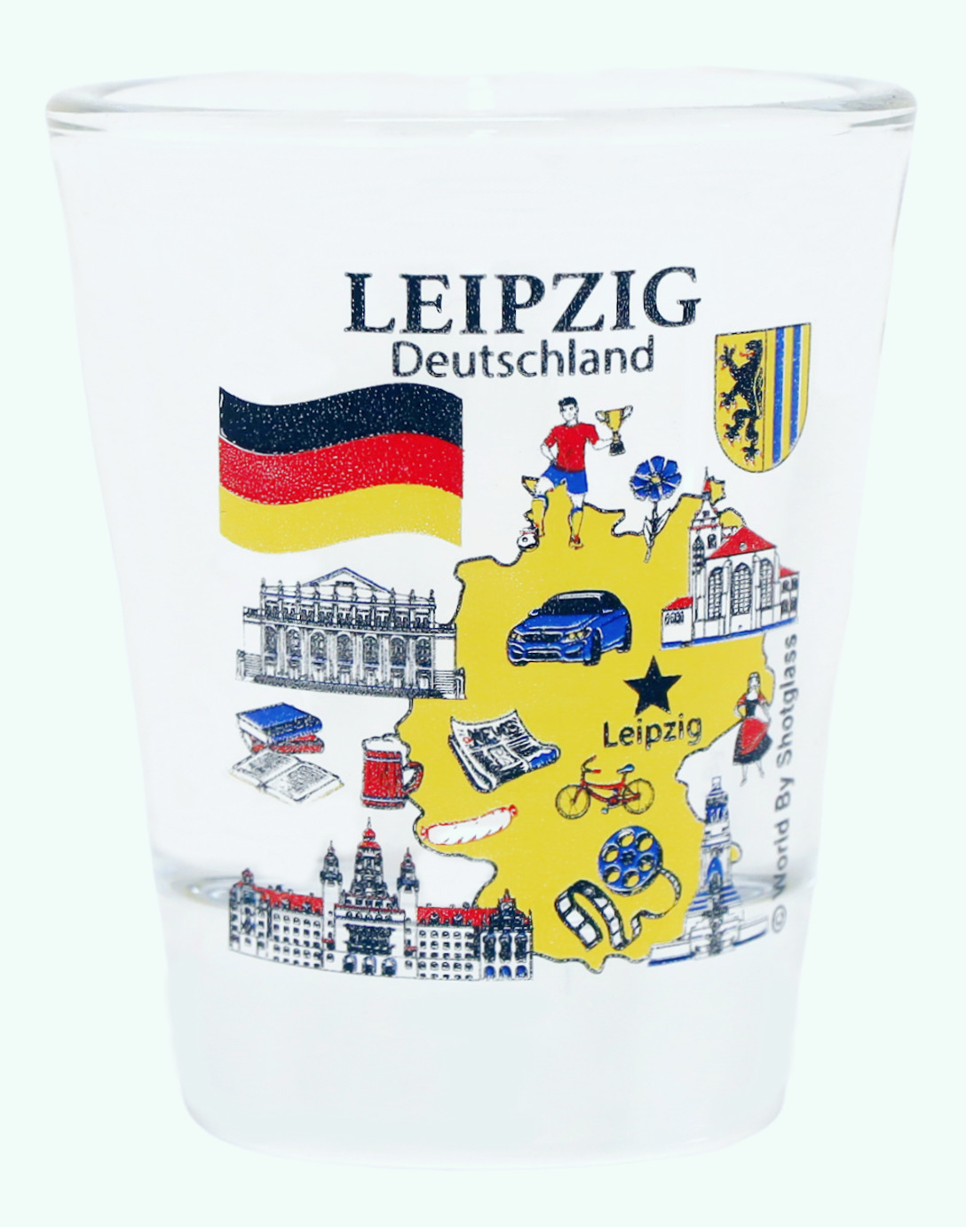 Leipzig Germany Great German Cities Collection Shot Glass