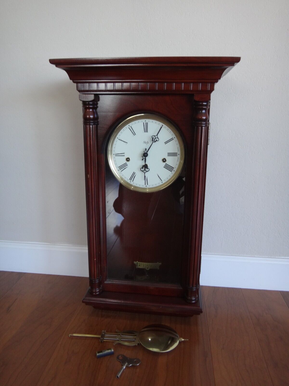 Vintage Sligh Wall Clock Model No. 0702-1-SH 15 1/2\
