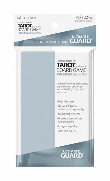 Ultimate Guard 50 Premium Sleeves Game Pouches Tarot Size 73 x 122mm 075265