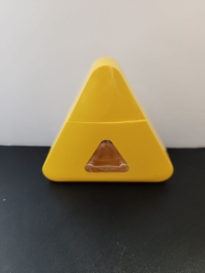 Vintage Liz Claiborne Yellow Triangle Eau de Toilette Spray 2 oz Partially Full