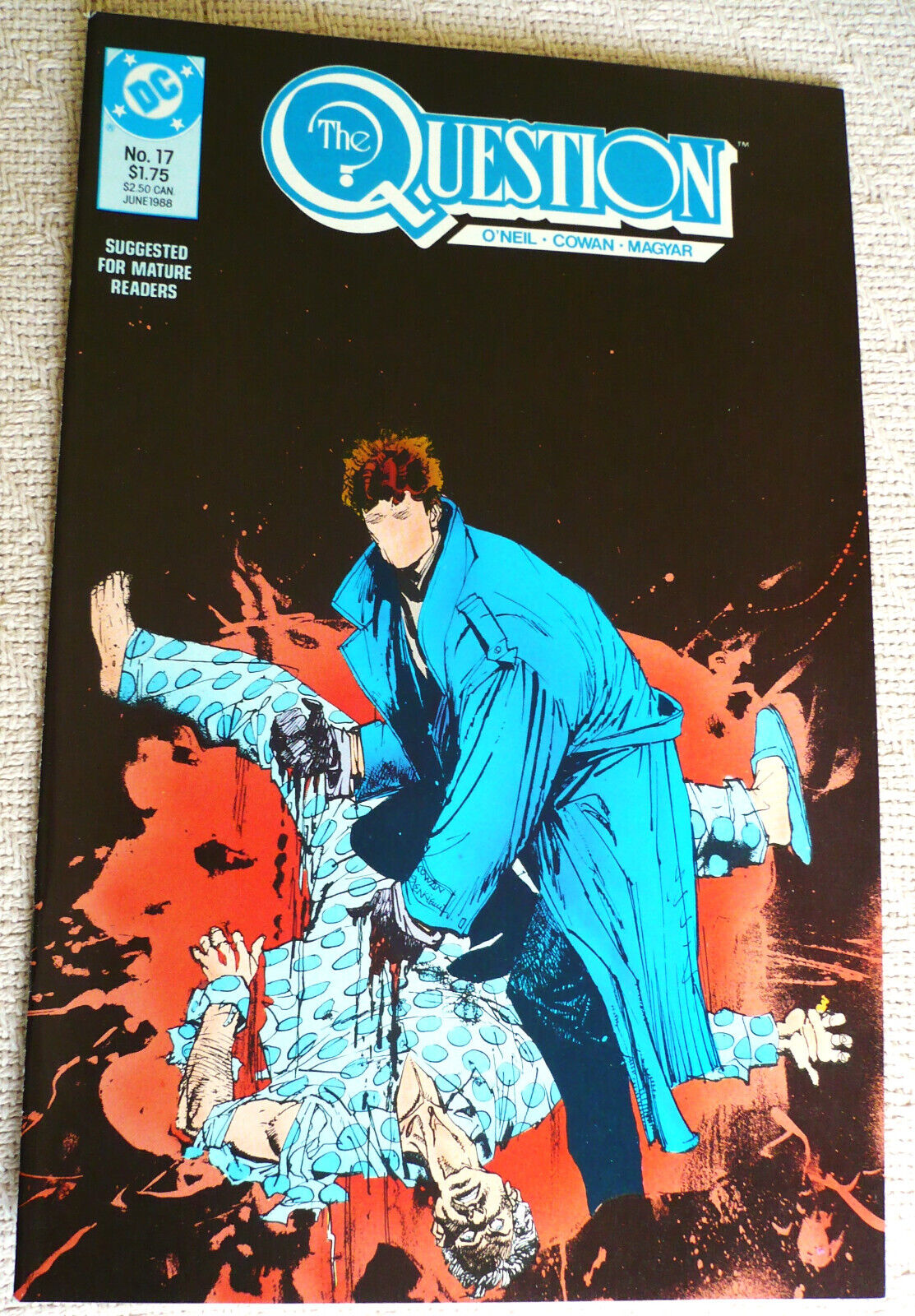 THE QUESTION  #17 - DC 1988 - 1rst Rorschach appearance - MINT