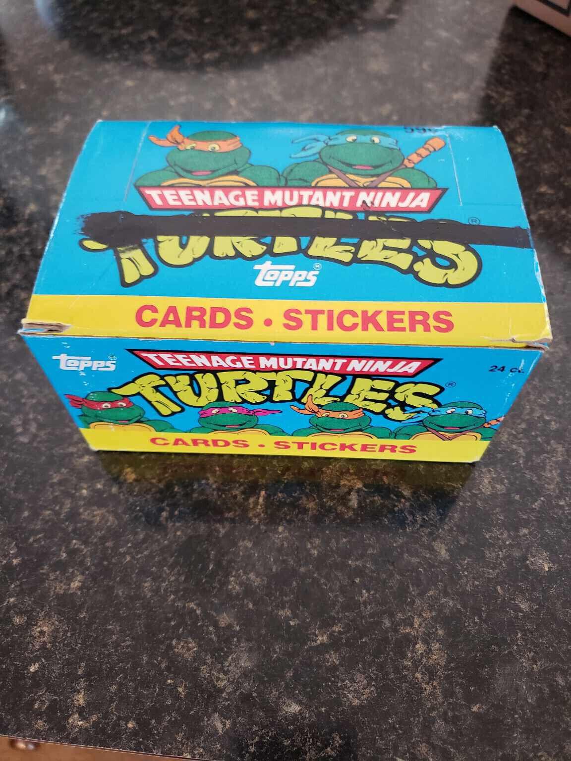 Retro TMNT Teenage Mutant Ninja Turtles 1989-90 Topps trading cards 24 Pk 