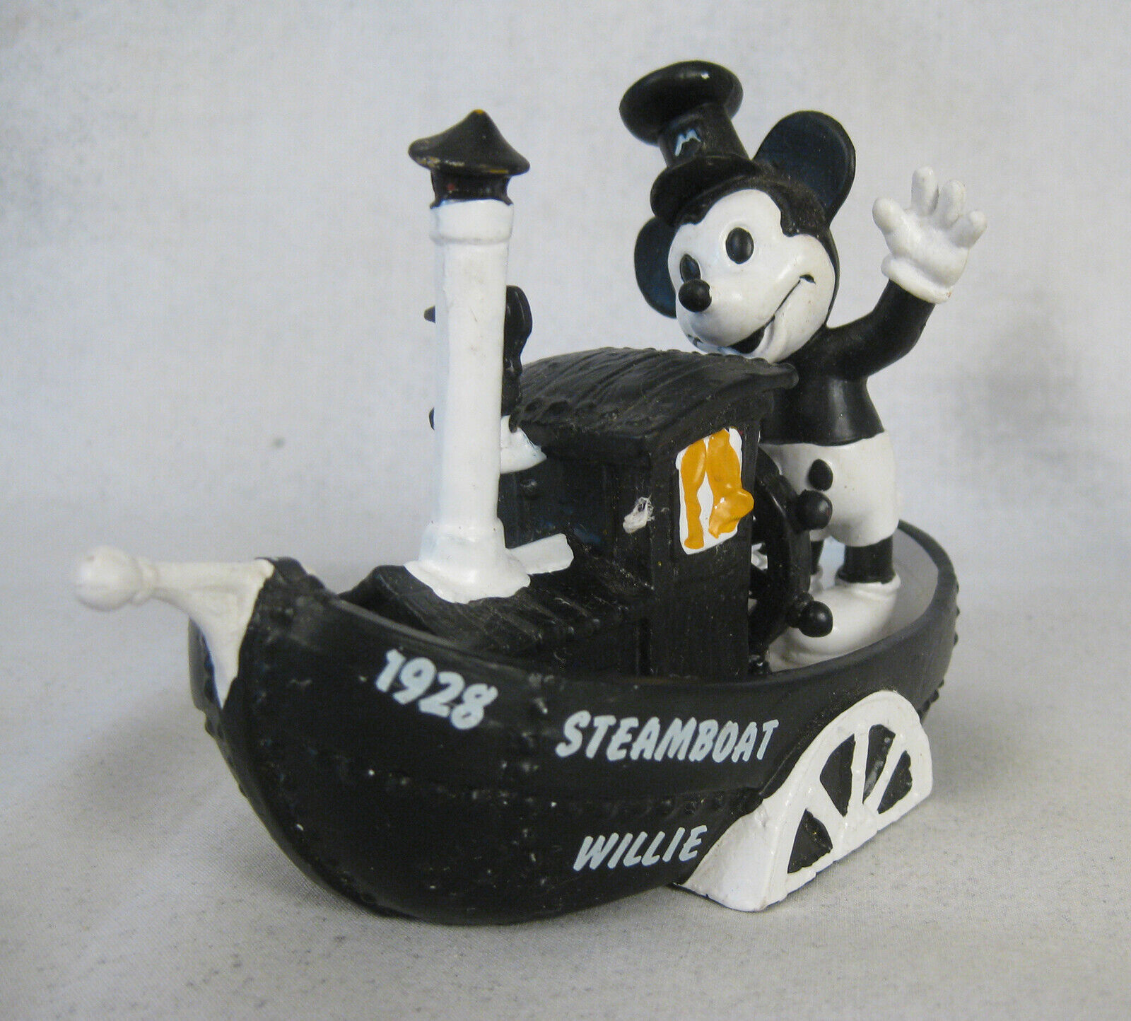 Vintage 1988 Bully West Germany Disney Steamboat Willie Mickey Mouse PVC Figure