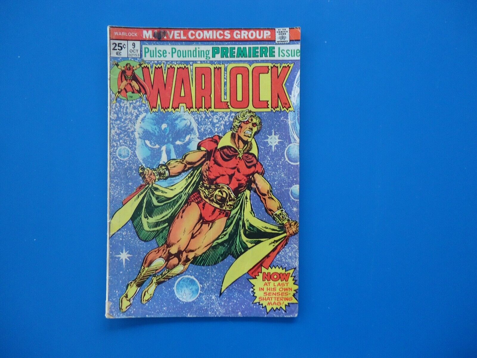 Marvel Comics Warlock #9 1st Meeting Of Thanos & Warlock Origin Of Magus