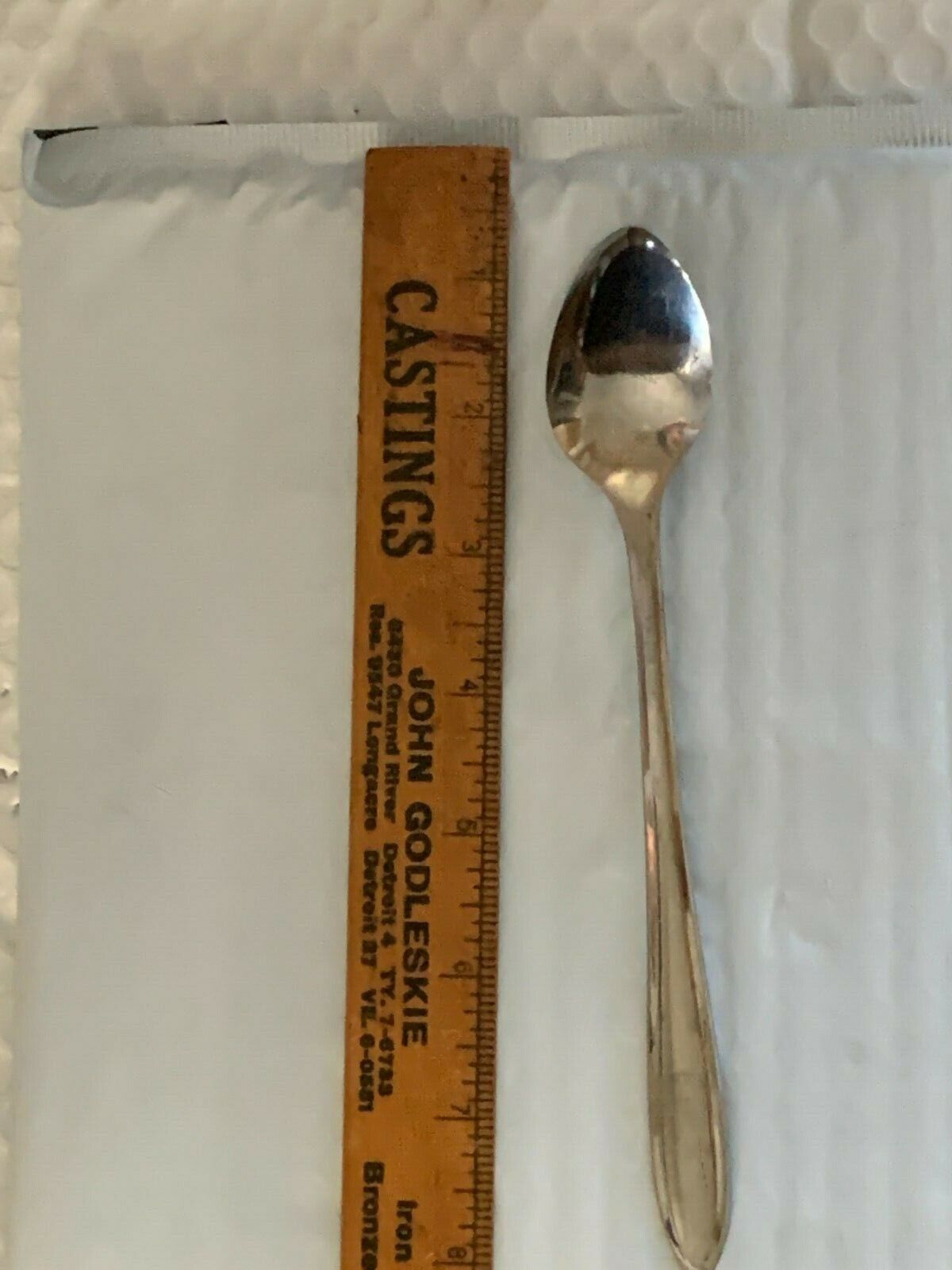 LONG SPOON VINTAGE STAINLESS USA 