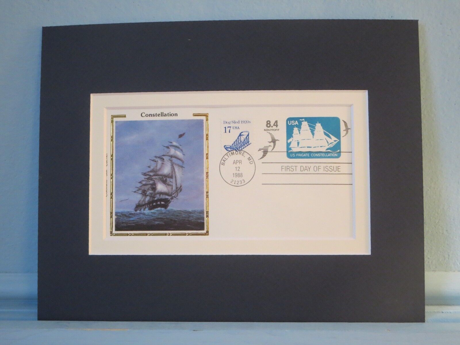 USS Constellation  - XYZ Affair, Barbary Wars & War of 1812 & First Day Cover  