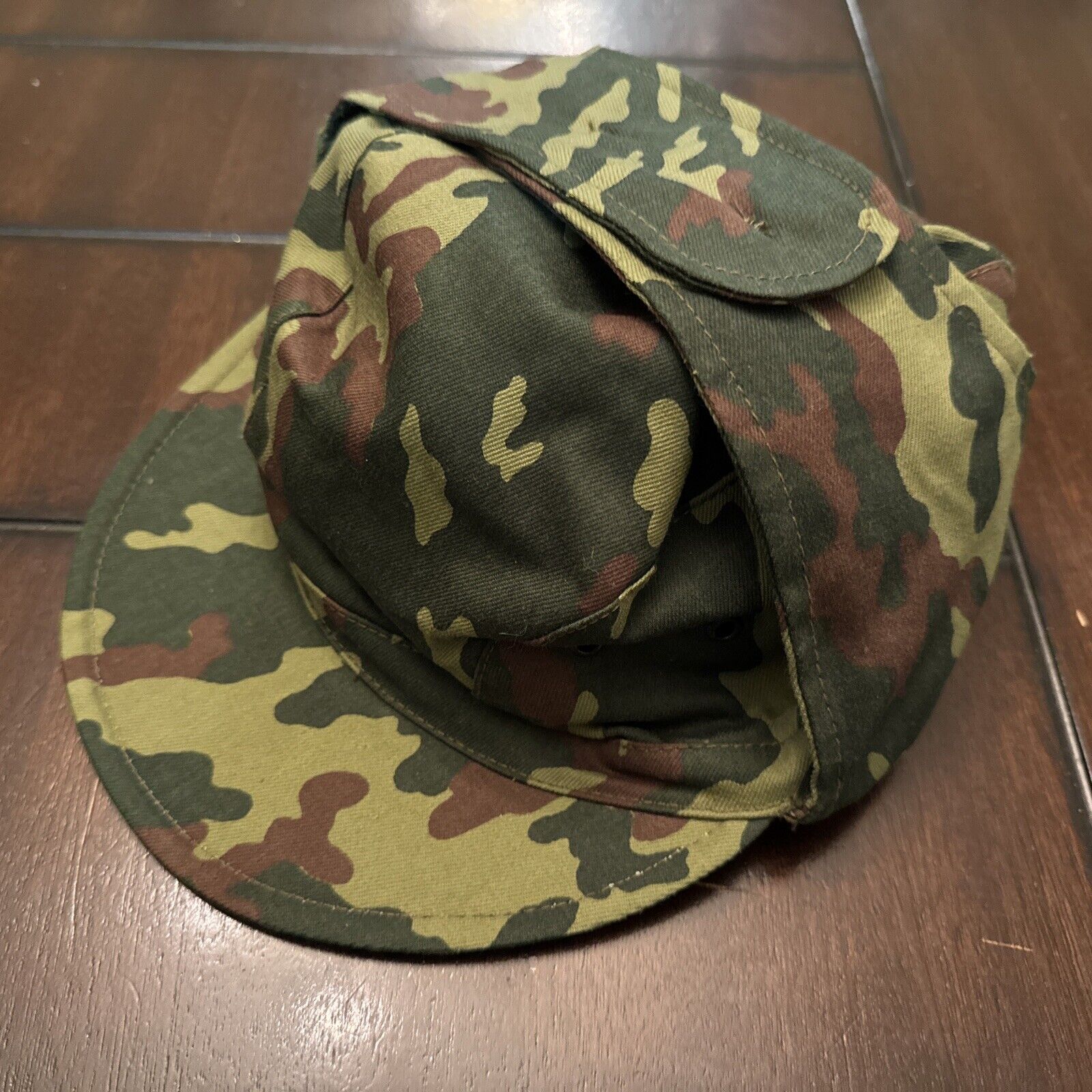 Russian USSR Soviet Army HAT CAP Camouflage WWII RED Army Uniform Size 60