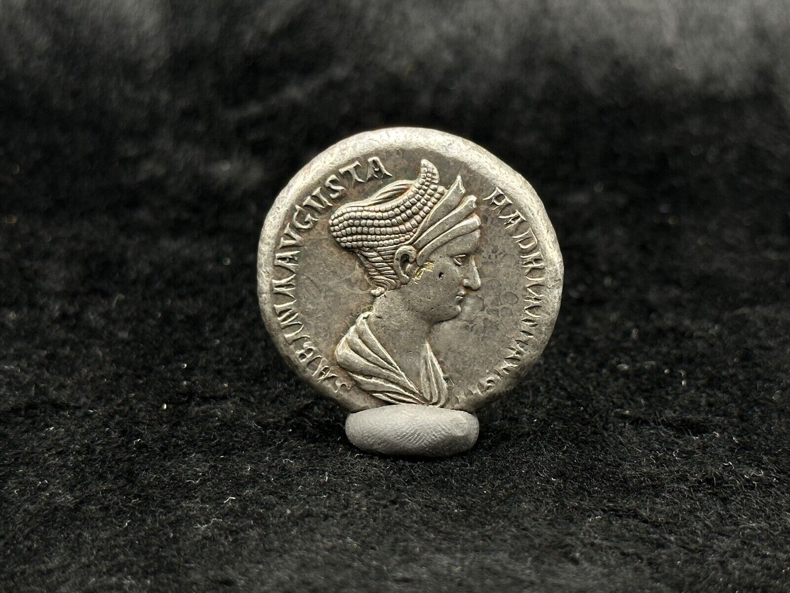 Denarius Coin AR ULPIA MARCIANA sister of imp Trajanus Roman Silver Plated Coin