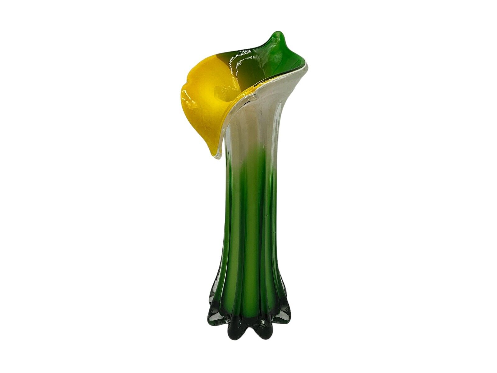 Jack In The Pulpit Calla Lily Vase 11.5 Inches Tall By Pier 1 Imports Vintage