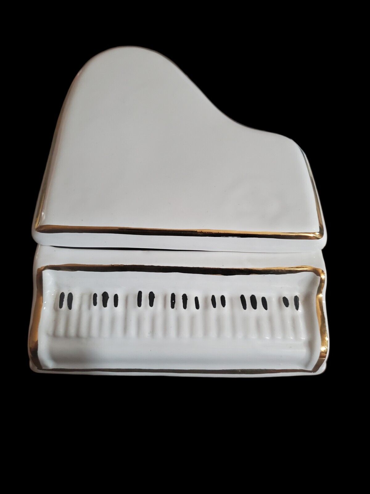 Vintage Ceramic Grand Piano, Hand Crafted For Perugina By Mazzieri Deruta Italy