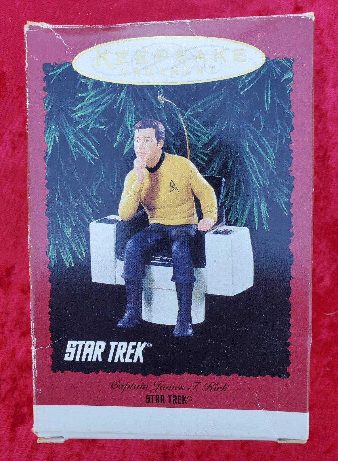 1995 Captain James T Kirk Star Trek Ornament #1402