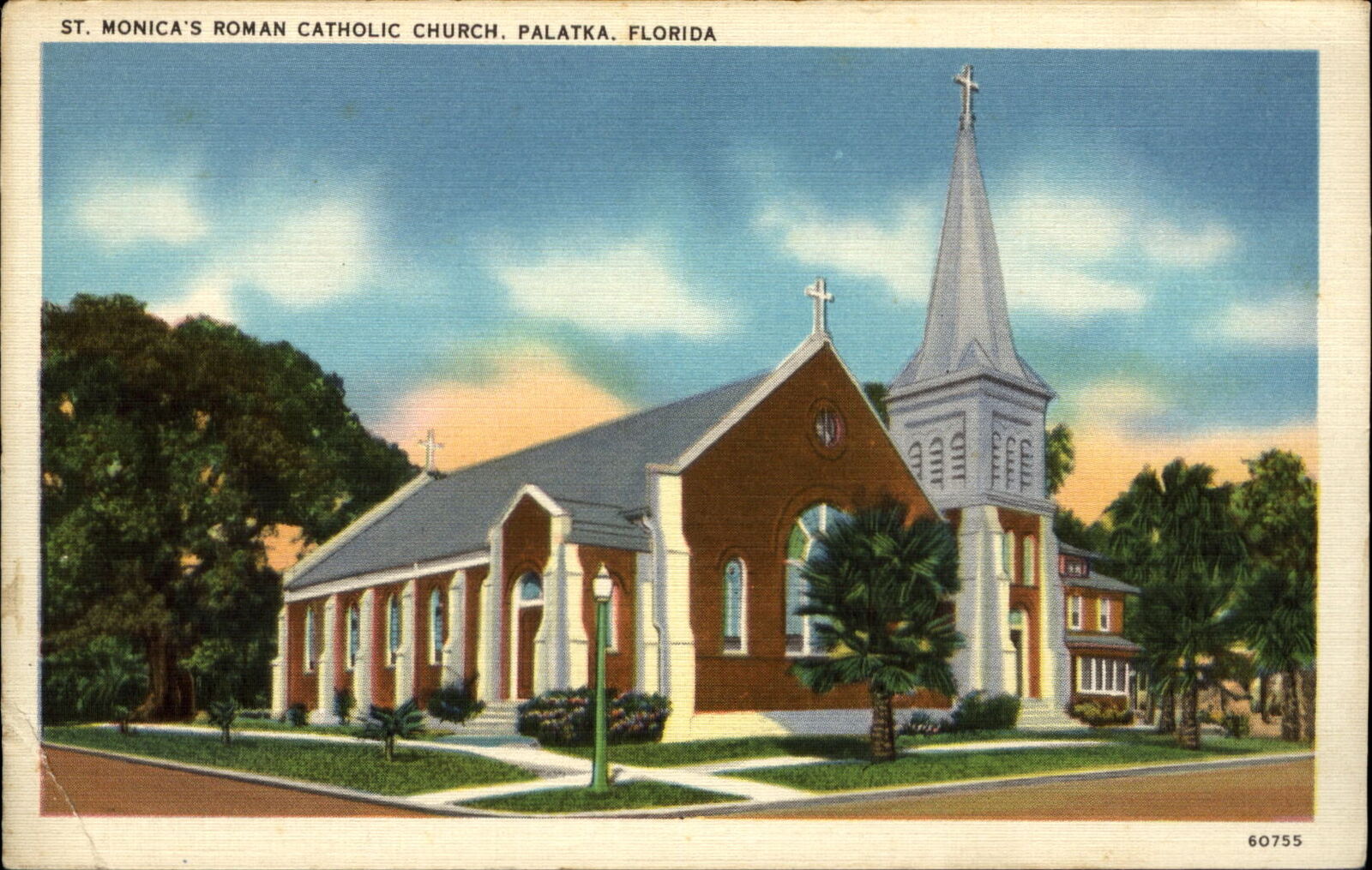 St. Monica\'s Roman Catholic Church Palatka Florida FL 1930s