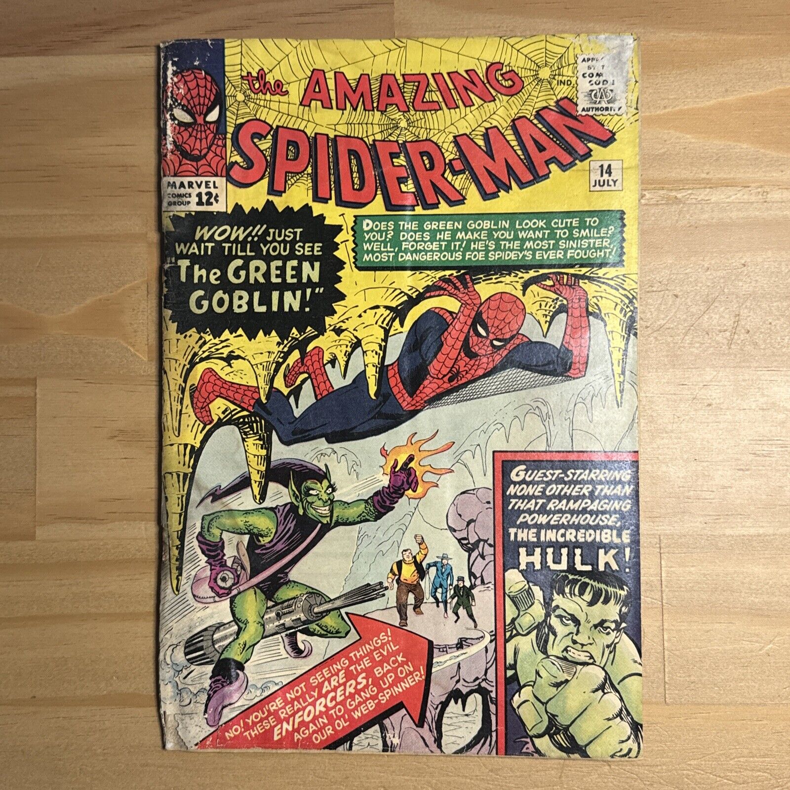 AMAZING SPIDER-MAN #14 1964 1ST APPEARANCE OF GREEN GOBLIN MARVEL COMICS