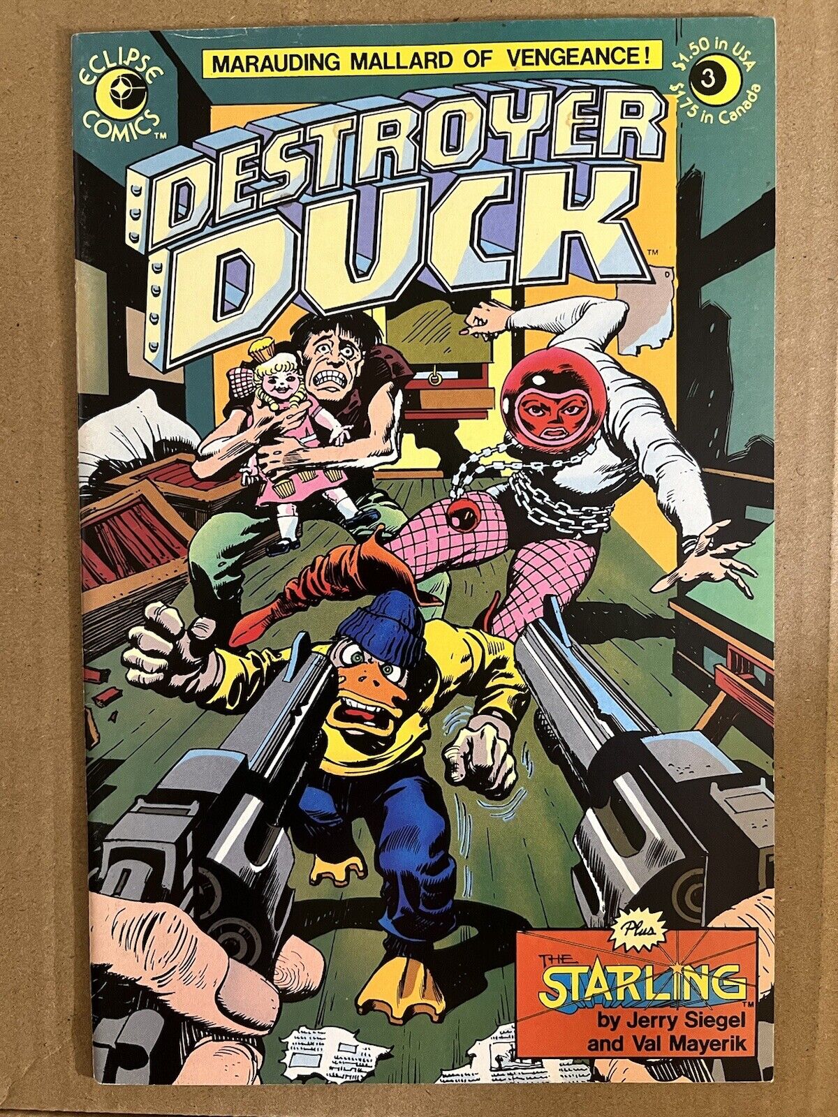 Destroyer Duck # 3 | FN/VF Eclipse 1983 Steve Gerber Jack Kirby | Combine Shippn