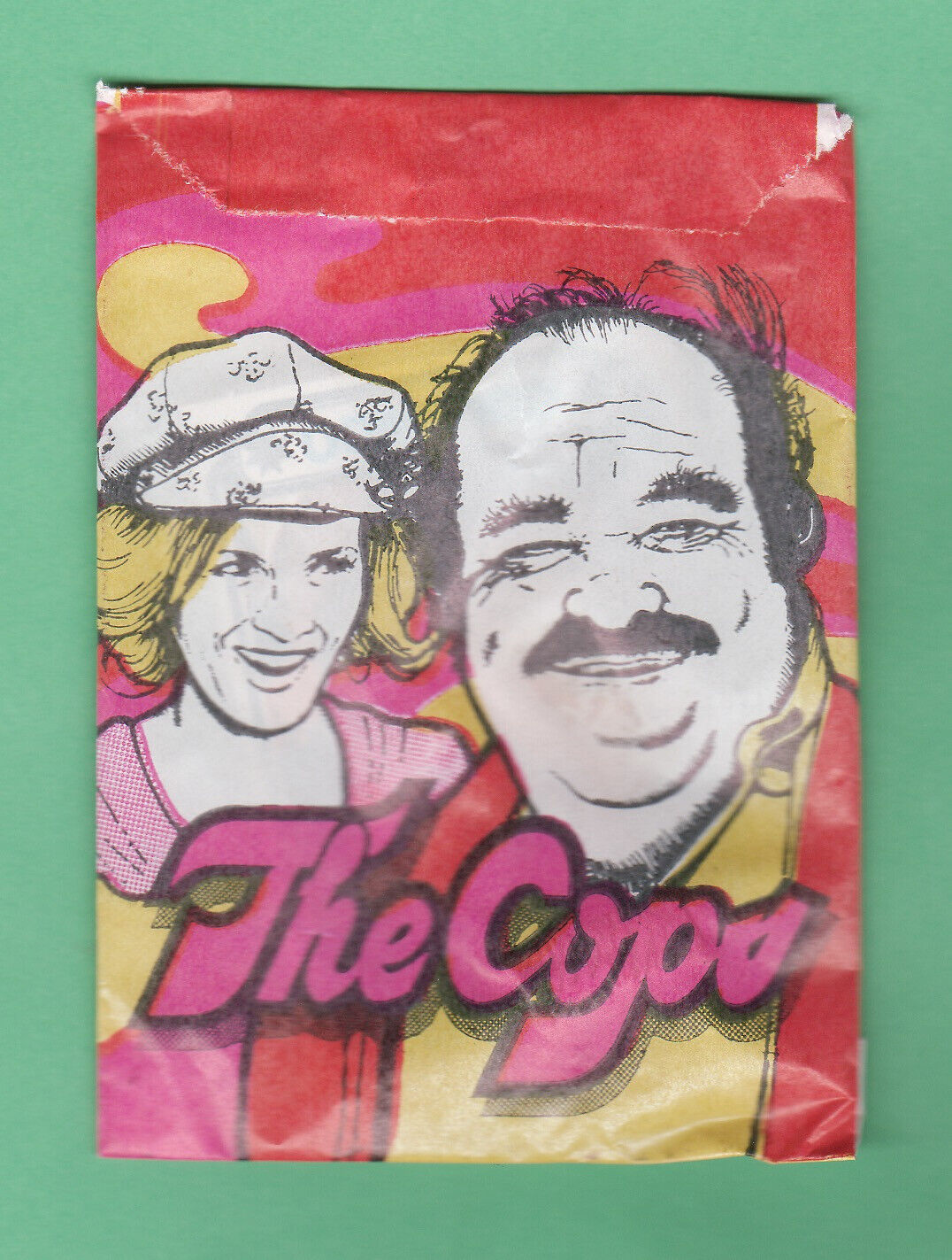 1975 Monty Gum THE COPS Series 1  Unopened Pack with Gum  READ  Super Rare Mint