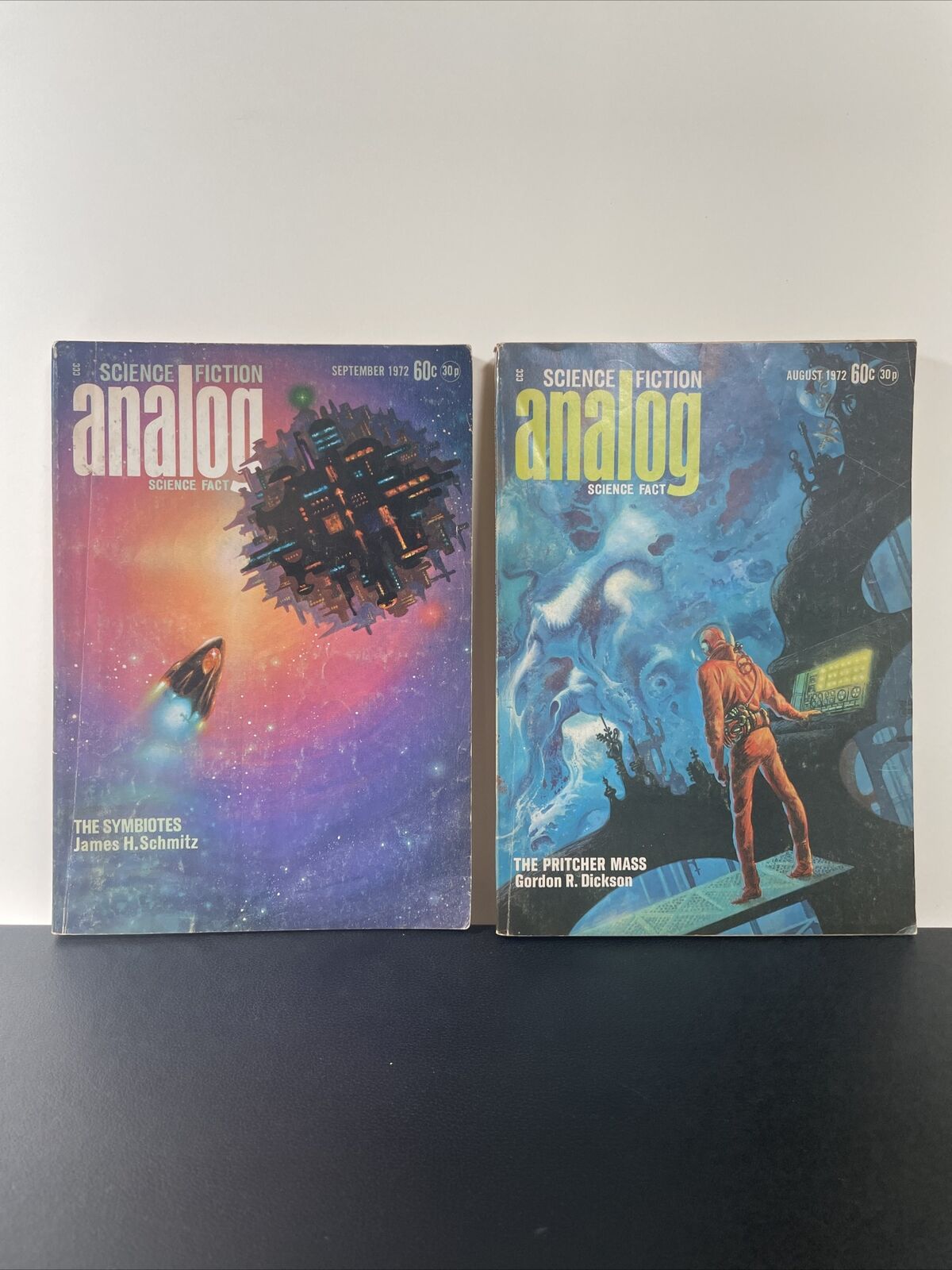 Analog Science Fiction / Science Fact Vol. 89 #6  /  Vol 90 No. 1  / 1972