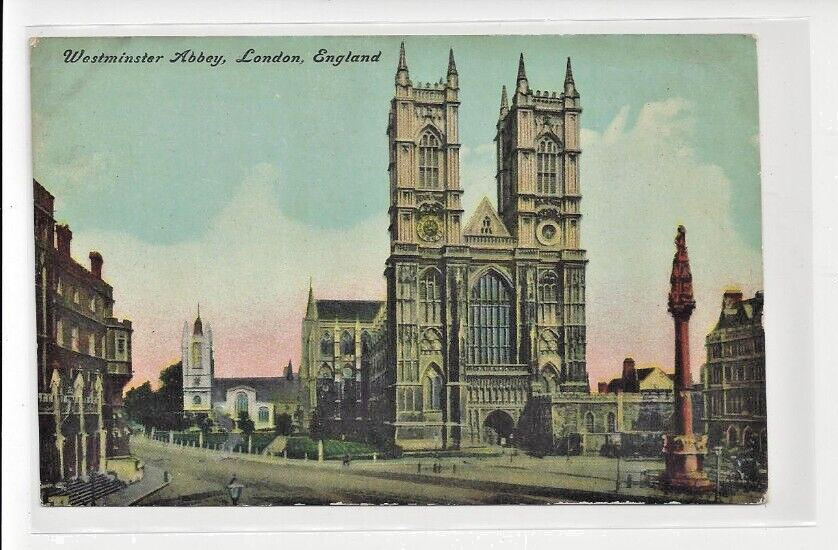 Westminster Abbey London England Coronation Church DB Posted Sleeved GUC
