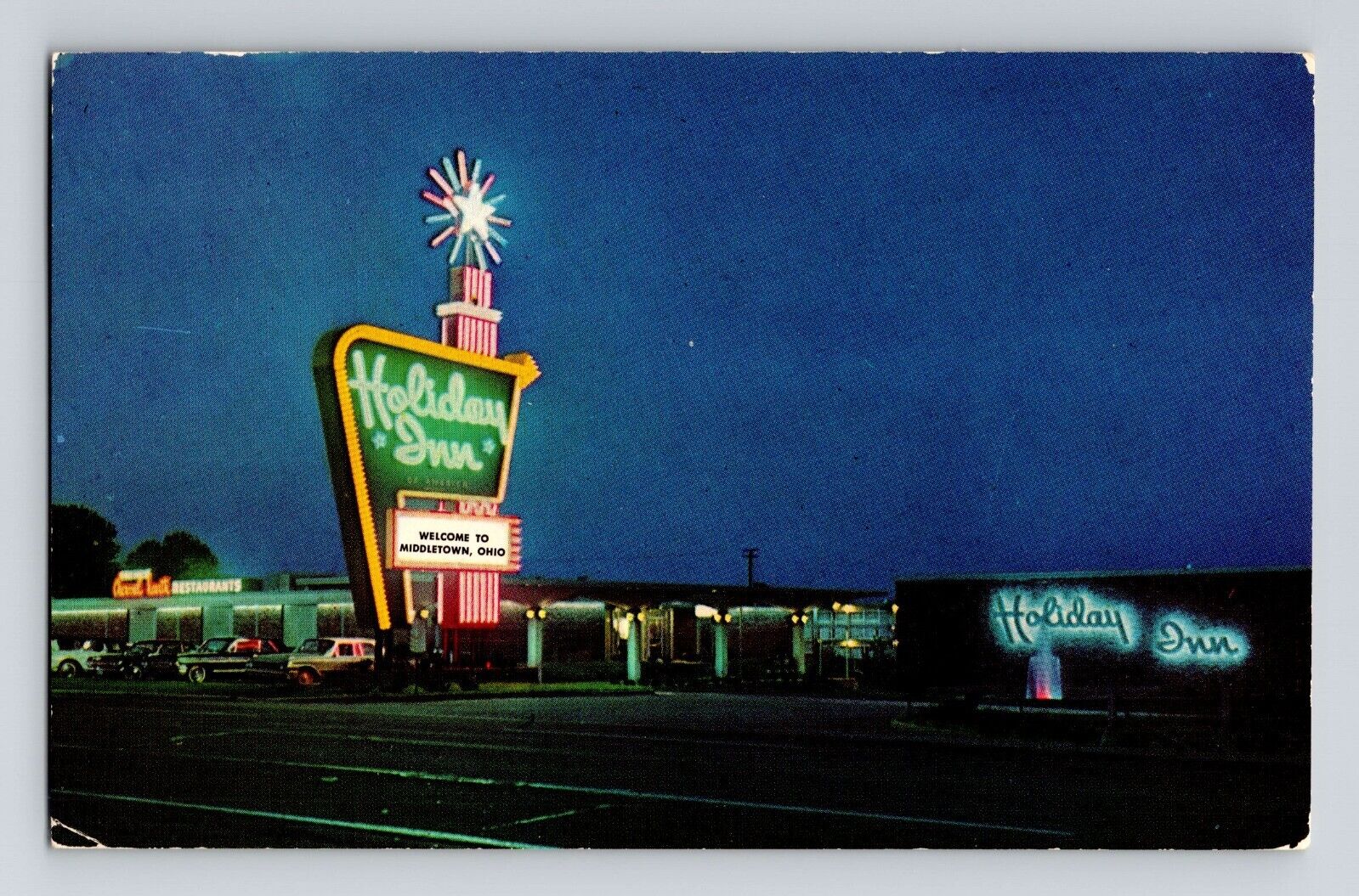 Vintage Postcard Holiday Inn Middletown OH Curteichcolor Unposted