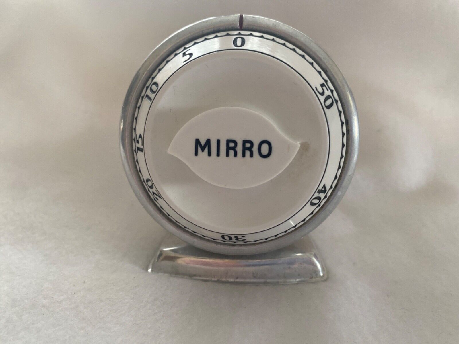 Vintage Robert Shaw Mirro Aluminum 60 minutes Kitchen Timer WORKS GREAT