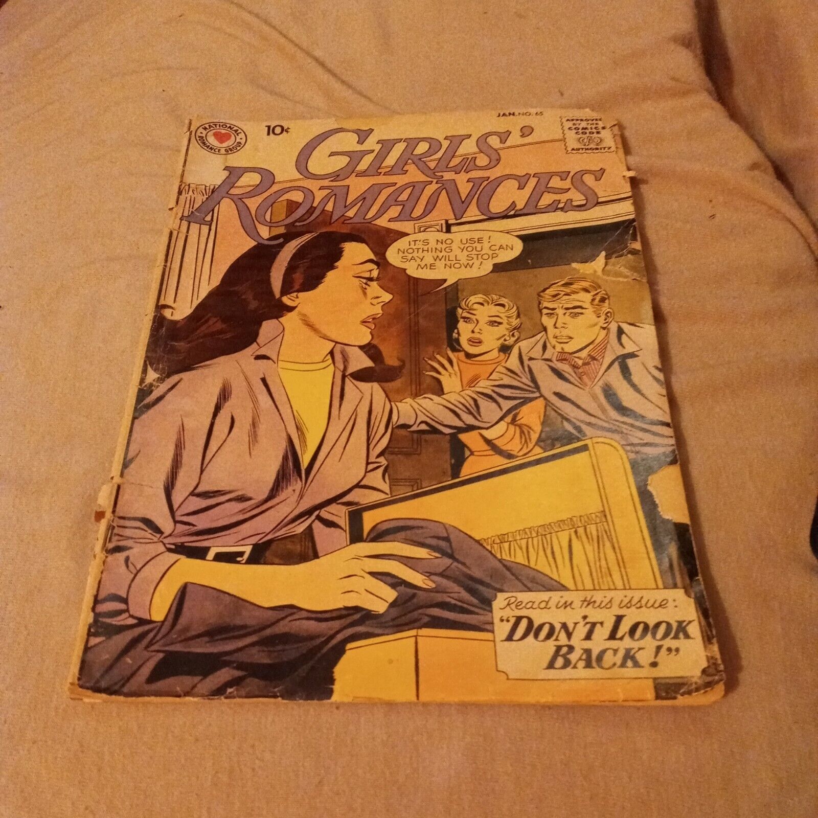 Girls' Romances #65 DC Pub 1960 Silver Age Good Girl Art Comics