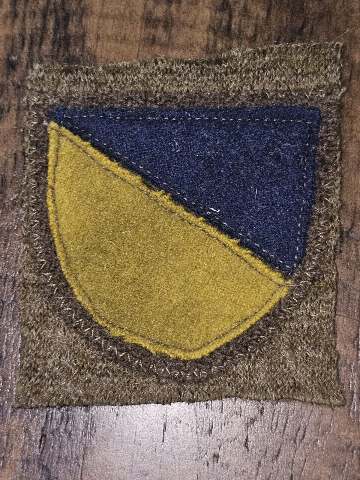 WWI US Army Chemical Detachment Layered Wool Patch L@@K