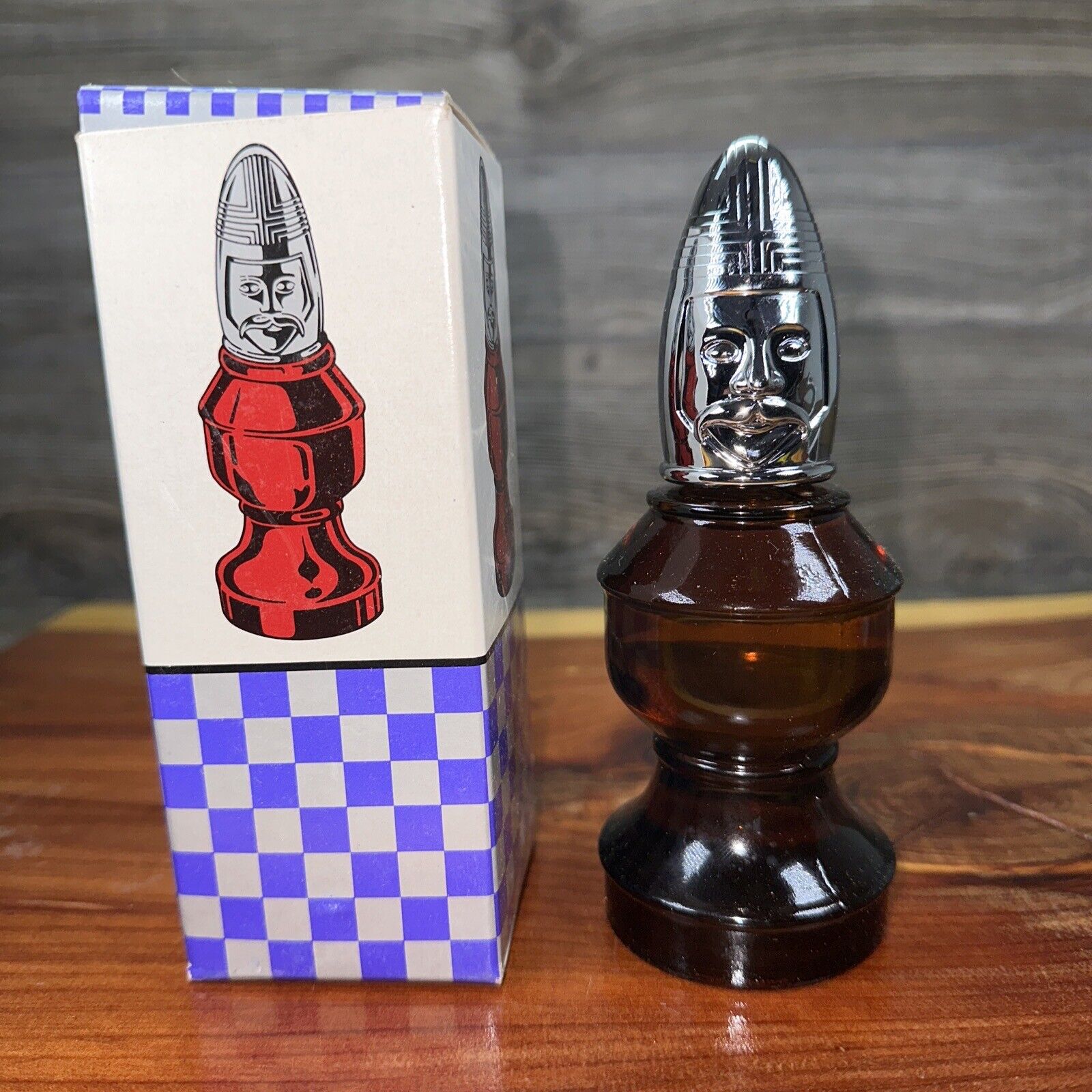 Avon The Bishop Wild Country Aftershave Chess Piece Full Bottle 3 Fl Oz Display