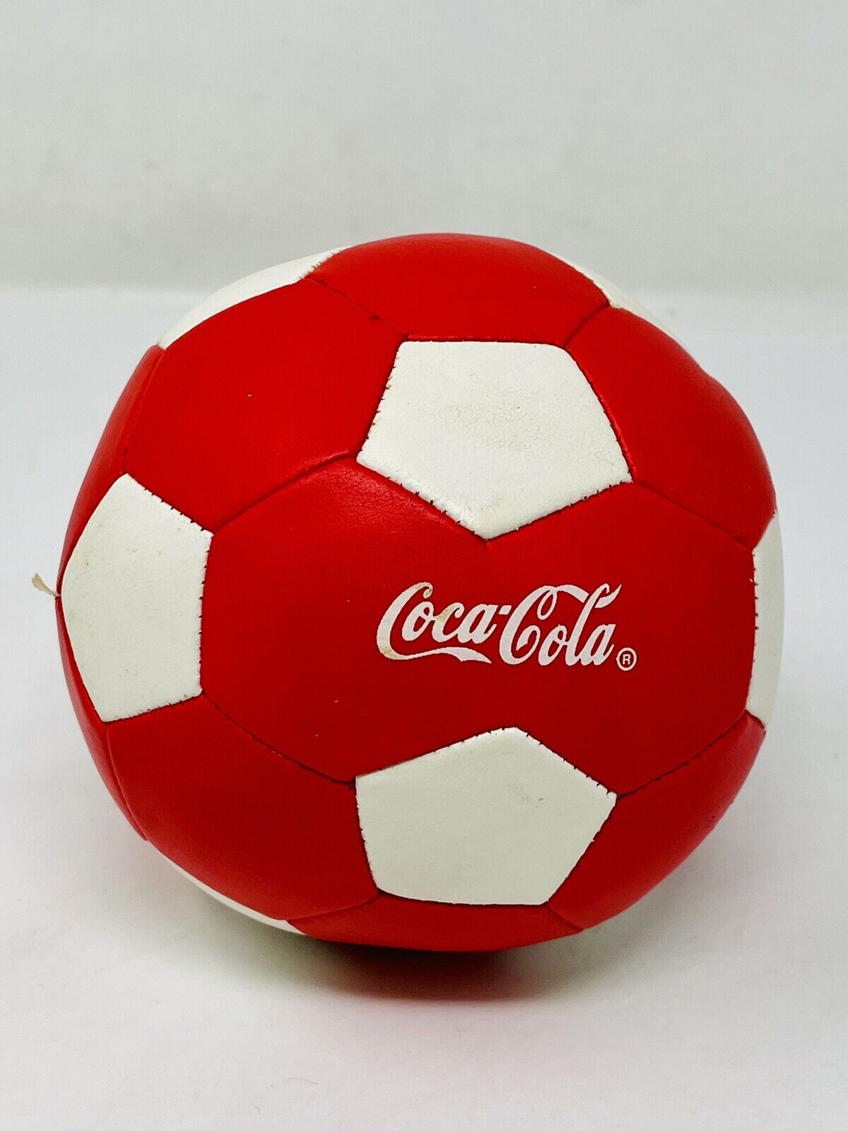 Ultra Rare 1993 Coke Coca-Cola Mini Soft Soccer Ball Play by Play San Antonio TX
