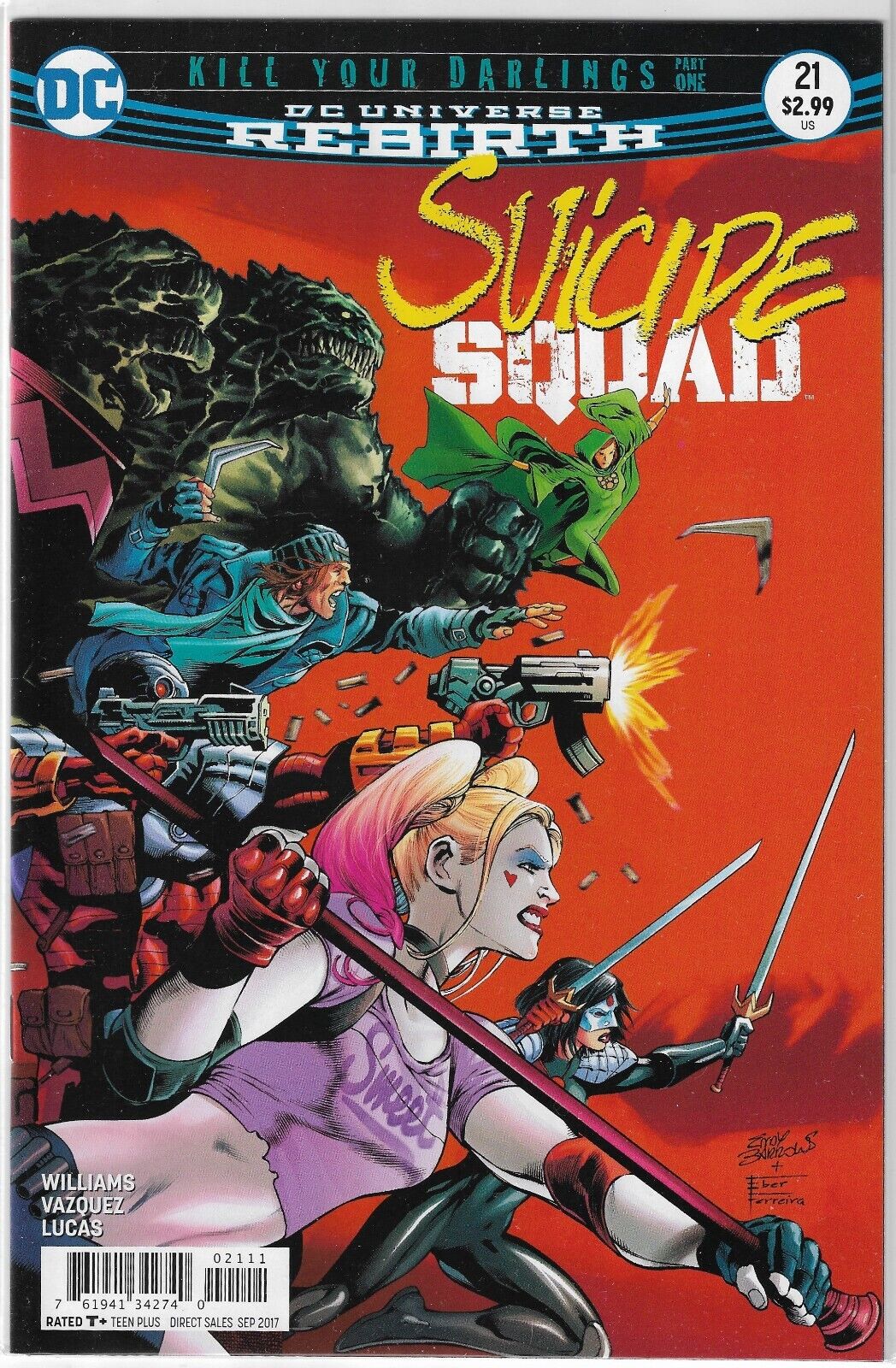 Suicide Squad #21 DCU Rebirth Harley Quinn Deadshot DC Comics