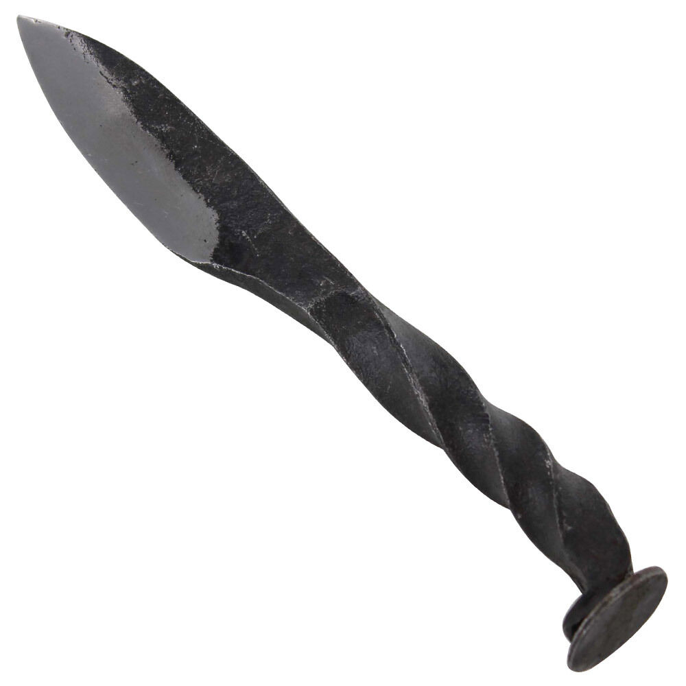 Medieval Tasteful Tension Hand Forged Spike Fixed Blade Iron Full Tang Knife
