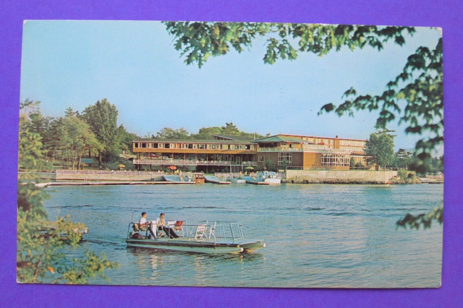 DELAWANA INN Honey Harbour Georgian Bay Canada  Vtg. 1965 Postcard