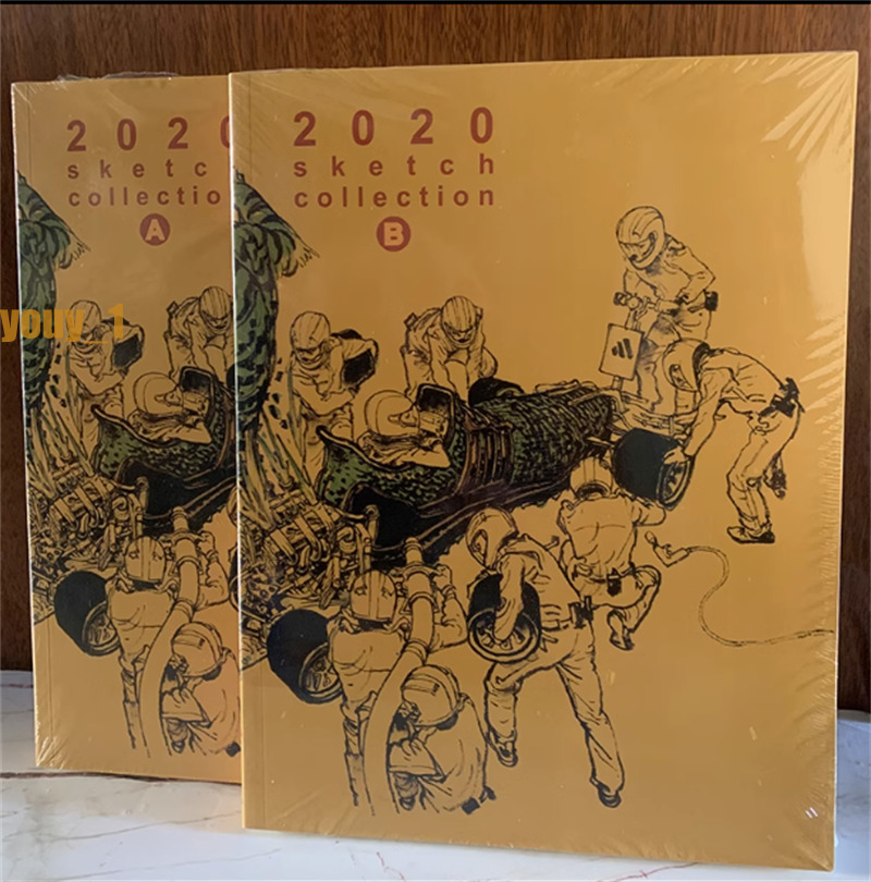 2020 Kim Jung-Gi Sketch Collection Artbook Set Pictures Sketchbook A+B Vol.2 New
