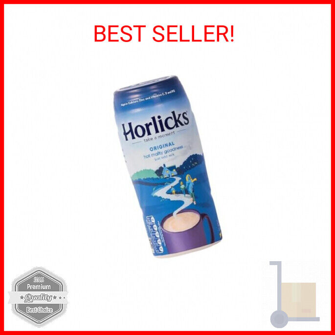 Horlicks Malted Milk Powder 500 Gram Jar - Made in England for Malt - Creamy, Ma