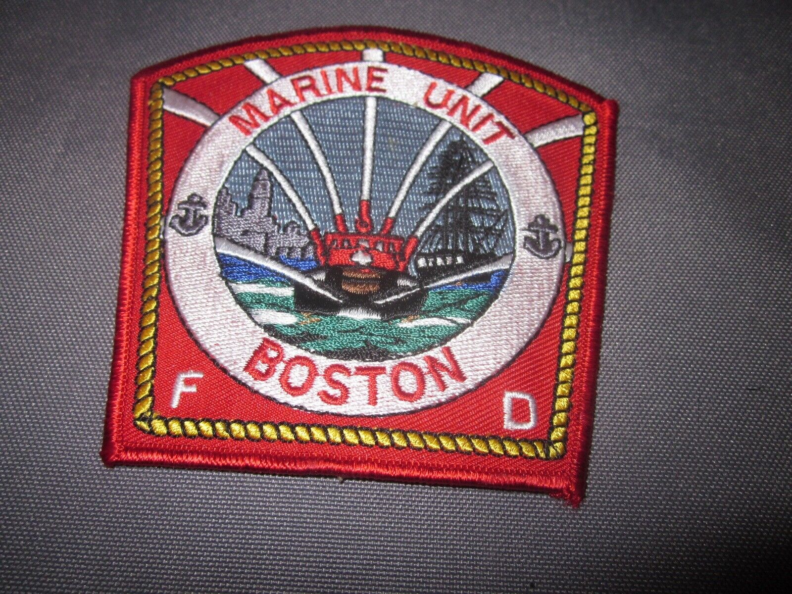 Vintage BOSTON FDNY MARINE UNIT FD PATCH