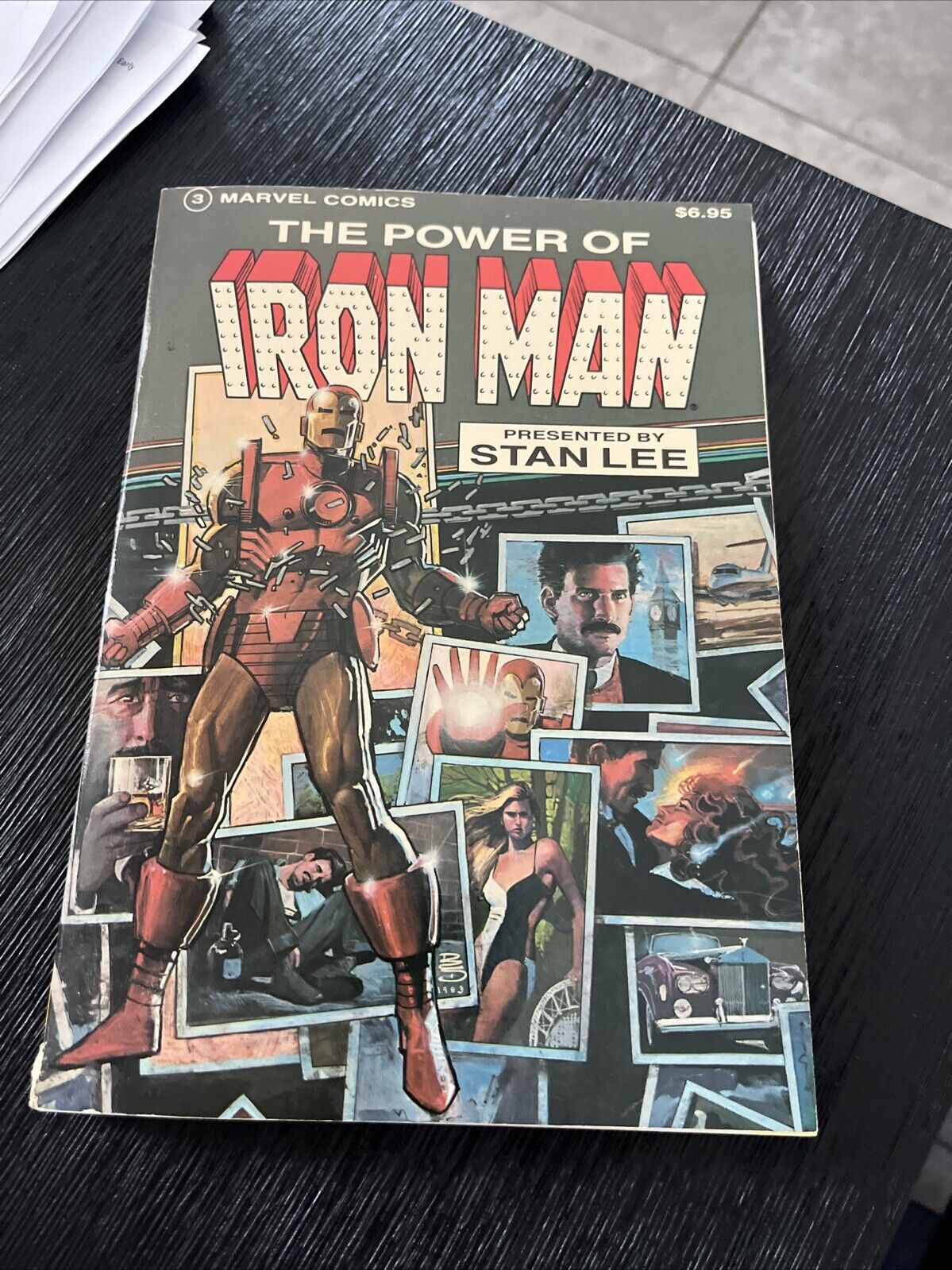 Power of Iron Man ~ Softcover ~ Presented by Stan Lee ~ Marvel Comics ~ 1984