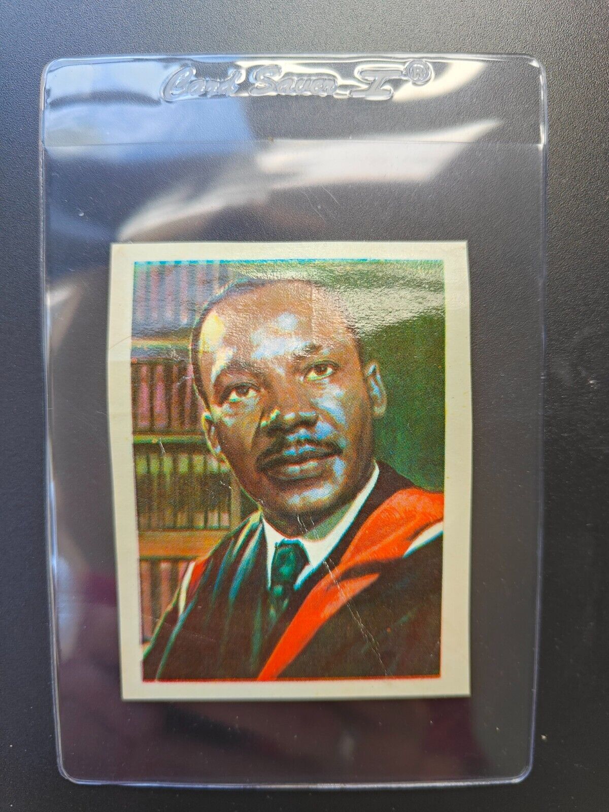 1967 Ed Ferma Inventos Y Viajes Martin Luther King JR MLK Trade Card Crease