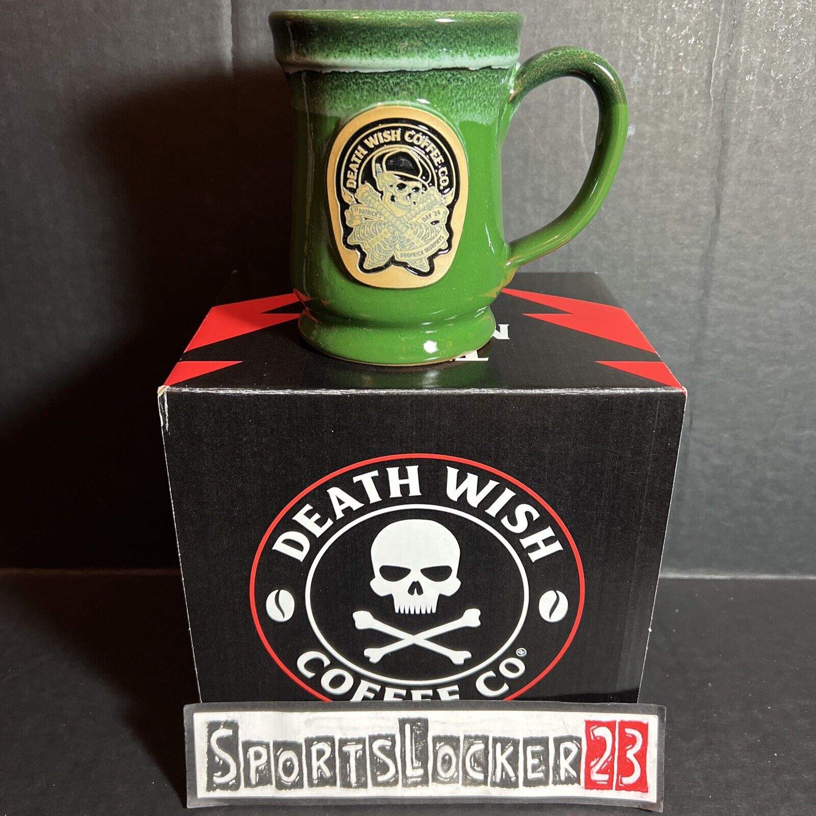 Death Wish Coffee 2024 Drop Kick Murphy Mug Limited Edition #1225 NEW - IN HAND⚡