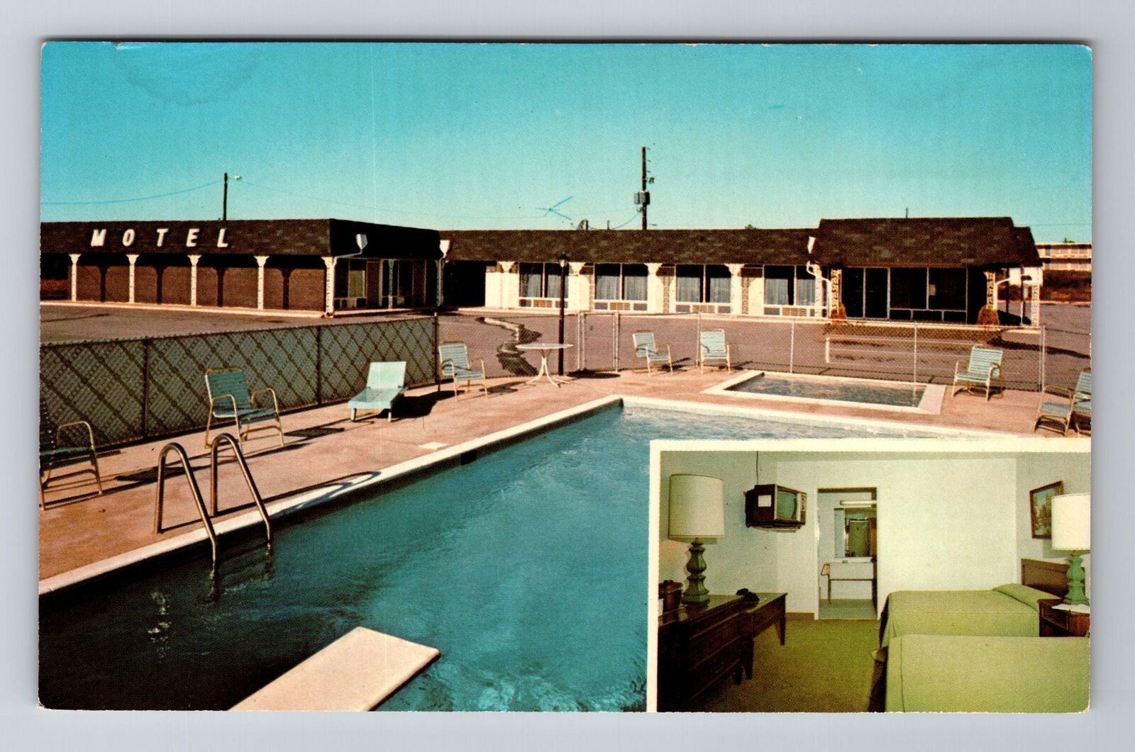 McDonough GA-Georgia, McDonough Motel, Advertising, Vintage Souvenir Postcard