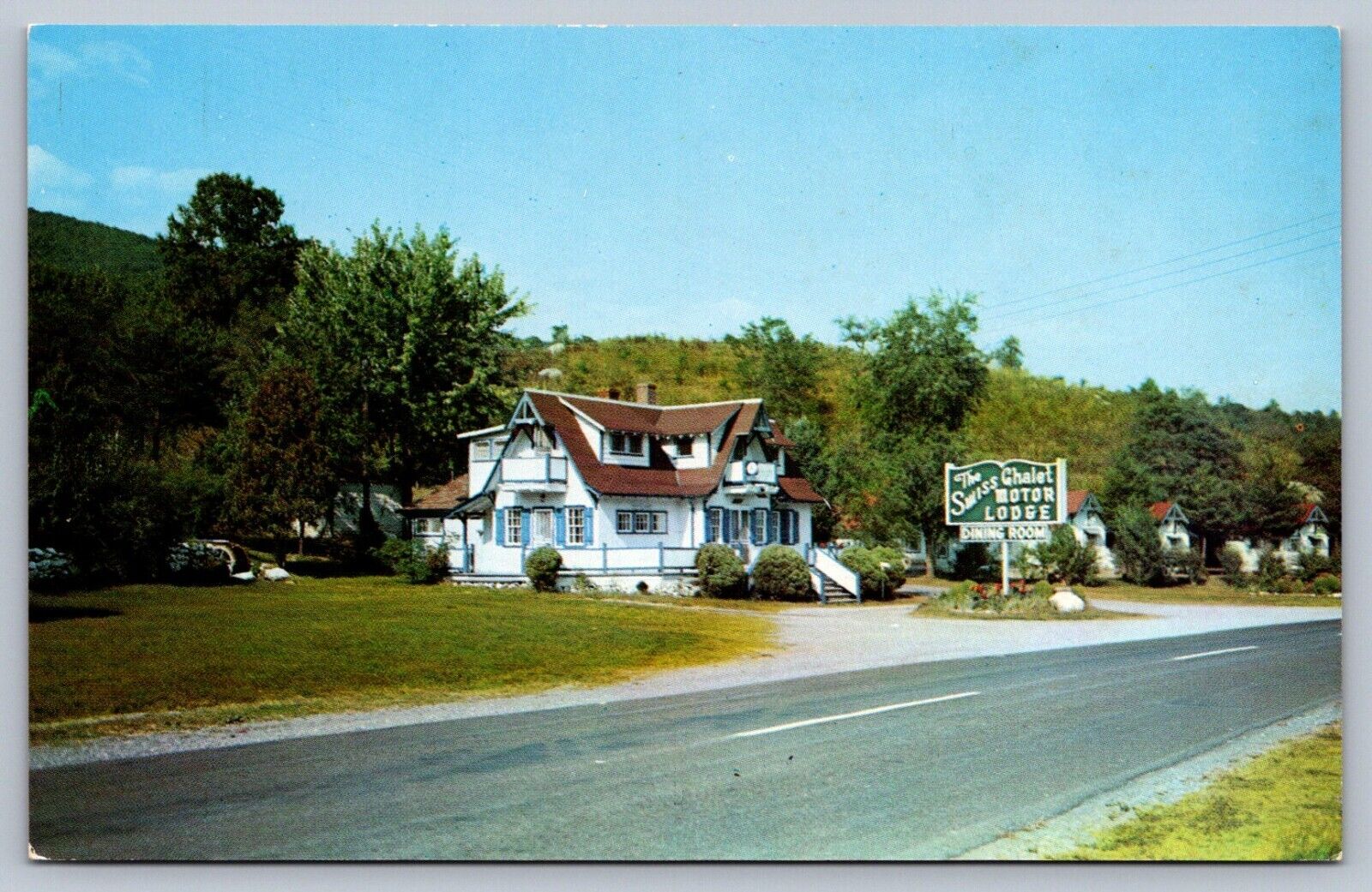 Postcard Sperryville VA Swiss Chalet Motor Lodge