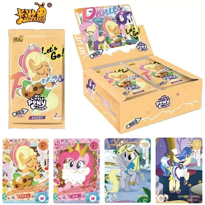 Kayou My Little Pony Anime Booster Box CCG Trading Cards Sealed 1 Box 30 Pack