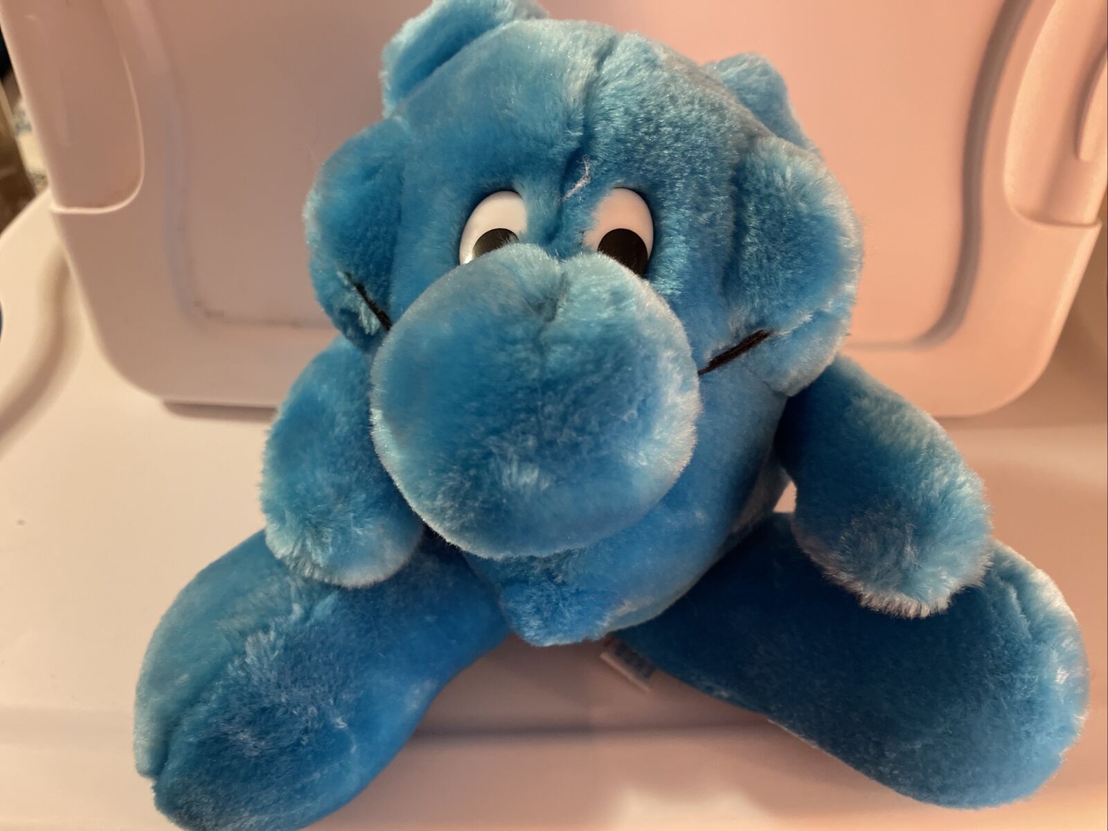 Vitg 1989 Licensed Kodak Kolorkins Toys Click Blue Stuffed Plush Toy Animal